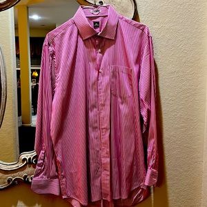 Men's Peter Millar dress shirt. Size 17 1/2 collar- 44cm. Fits like and XL.